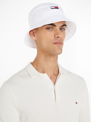 Tommy Jeans Hat i hvid: forside