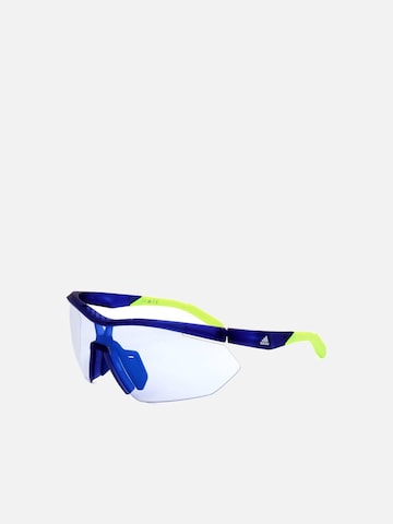 Lunettes de soleil Adidas Sport en bleu : devant
