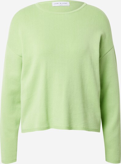 JAN 'N JUNE Pull-over en vert pastel, Vue avec produit