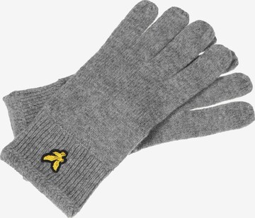 Gants 'Racked Rib' Lyle & Scott en gris