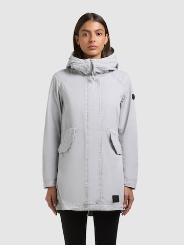 Parka di mezza stagione 'Nika' di khujo in grigio: frontale