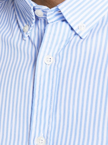 JACK & JONES Regular fit Button Up Shirt 'Brink' in Blue