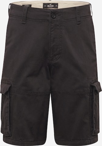 HOLLISTER - regular Pantalón cargo en negro: frente