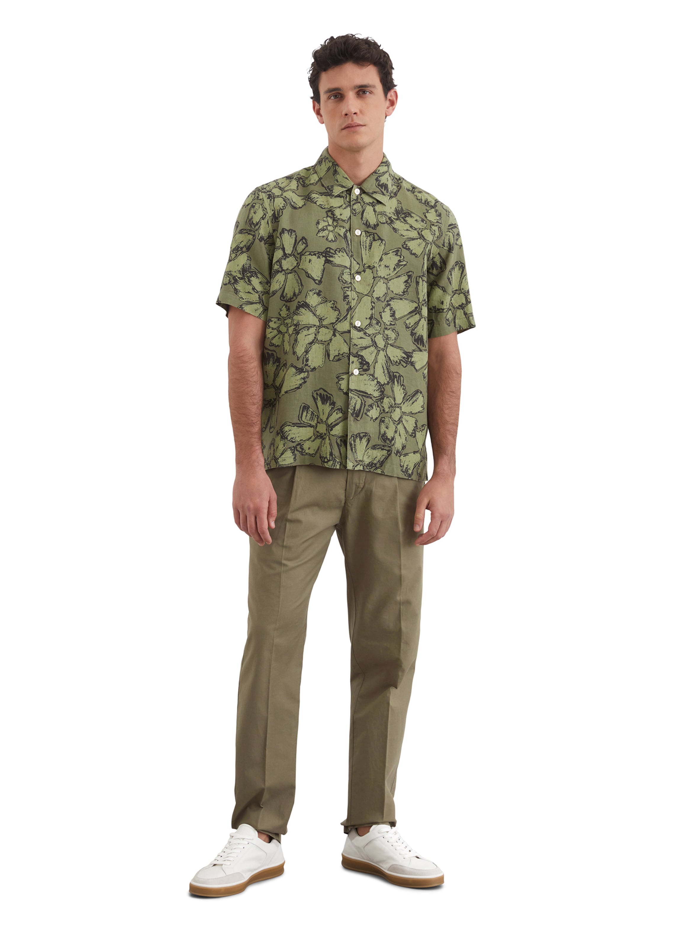 Marc O'Polo Regular fit Button Up Shirt in Green