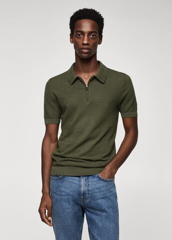 MANGO MAN Shirt 'CHARLES' in Green: front