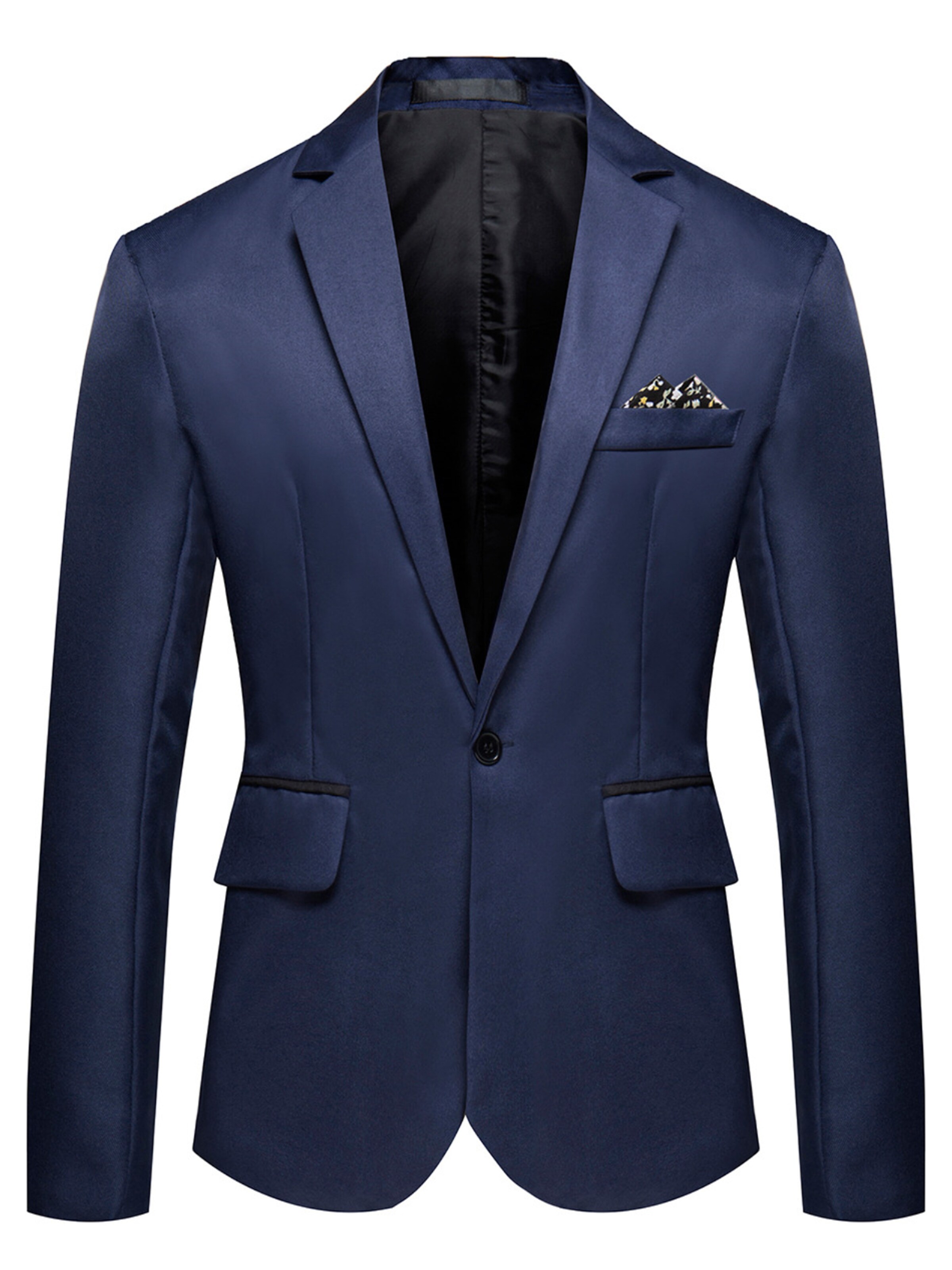 Youthup Suit Jacket in Blue: front