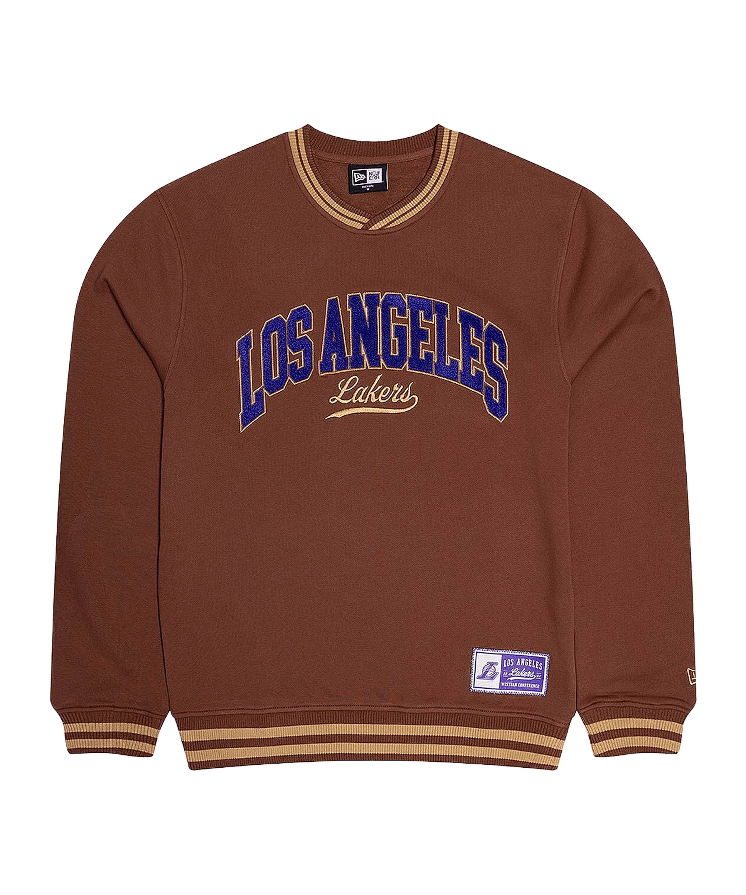 NEW ERA Sweatshirt in Braun: Vorderseite