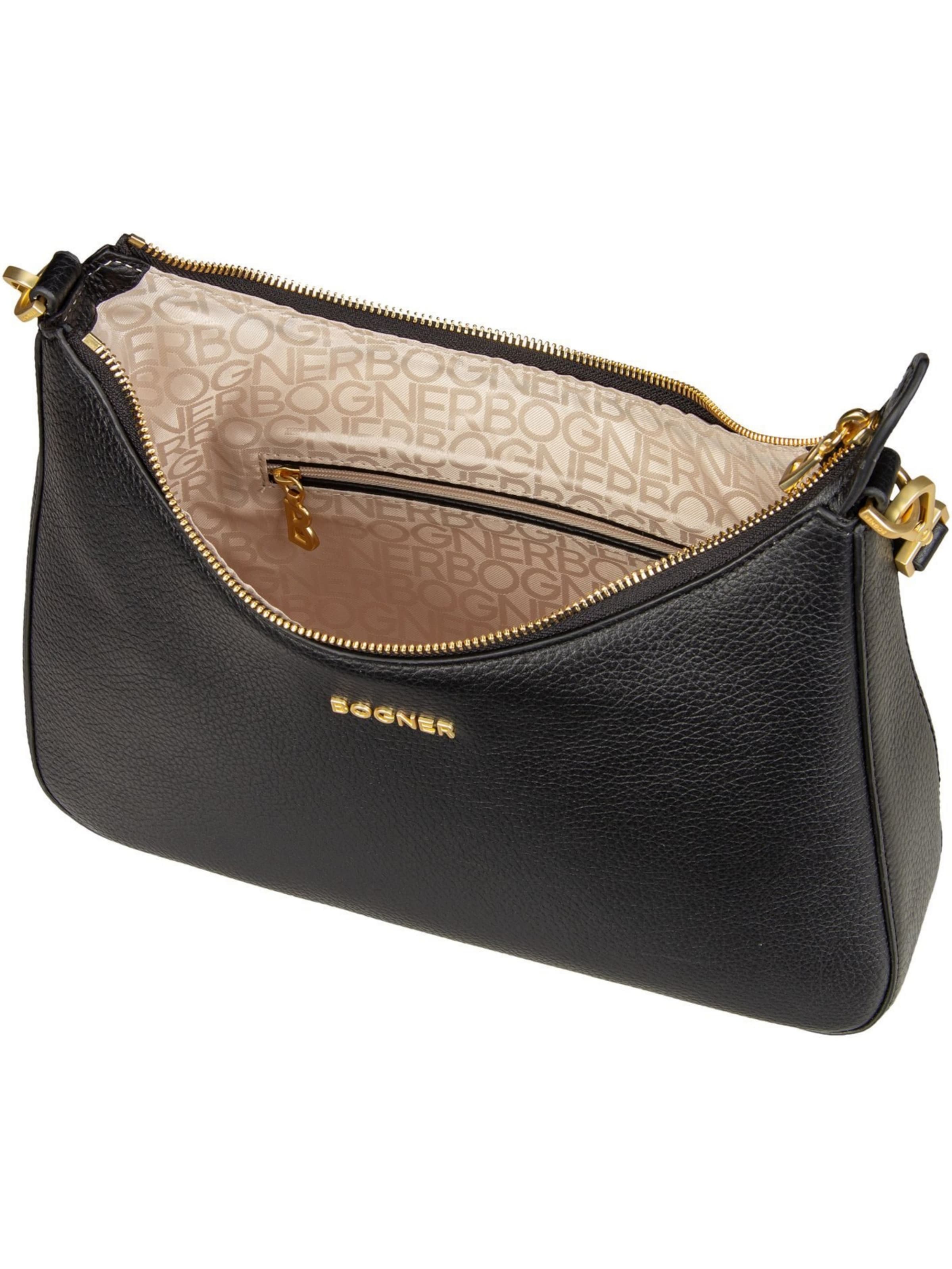 BOGNER - Mala de ombro 'Wallis Odette' em preto
