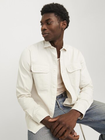 JACK & JONES Regular fit Overhemd 'JJETravis' in Wit