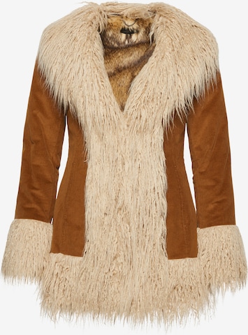 Manteau d’hiver Superdry en beige : devant