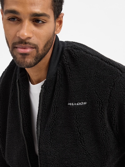 Pegador Between-Season Jacket ' Ember ' in Black / White, Item view