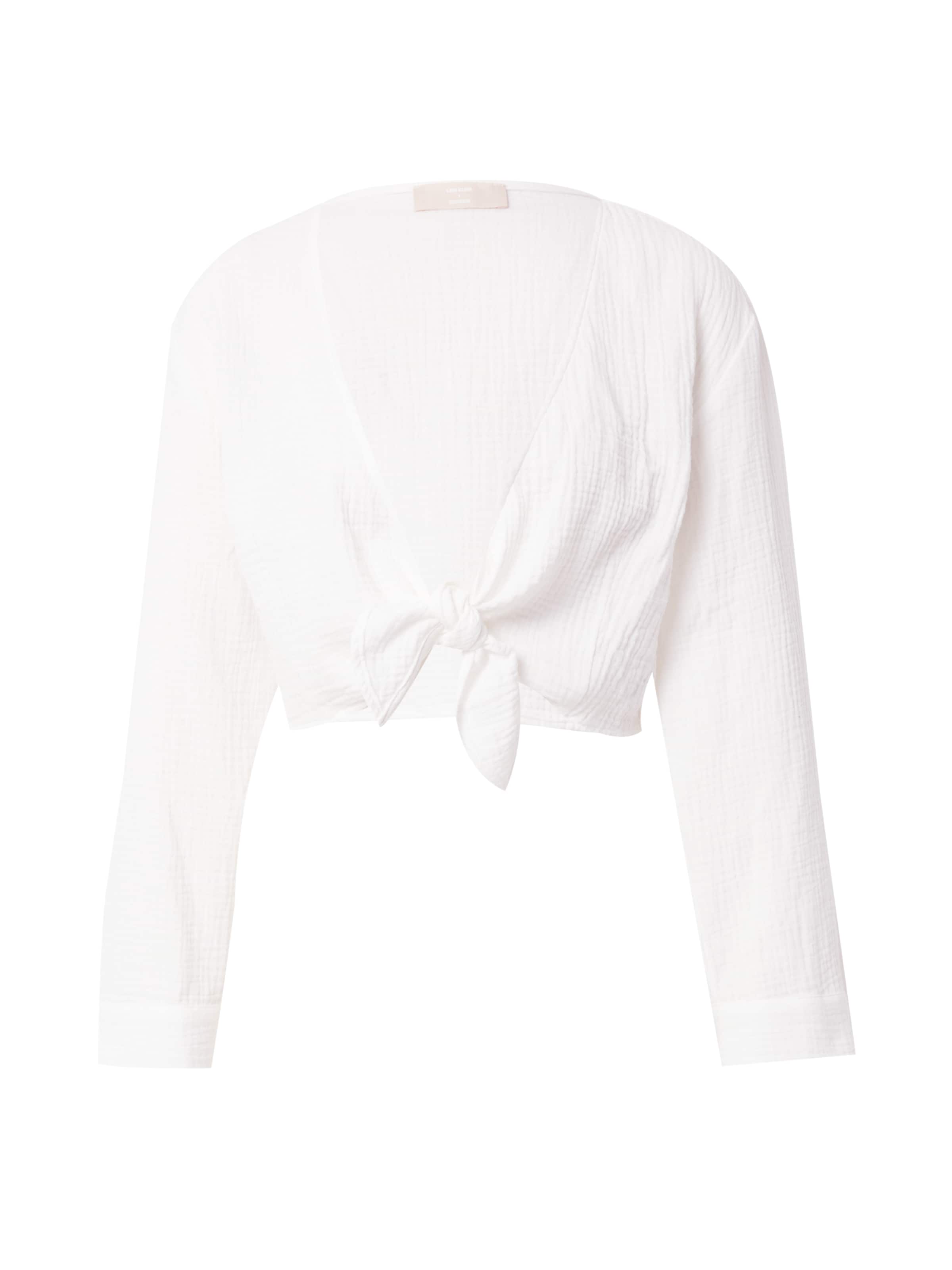 LENI KLUM x ABOUT YOU Bluse 'Felicia' i hvid: forside