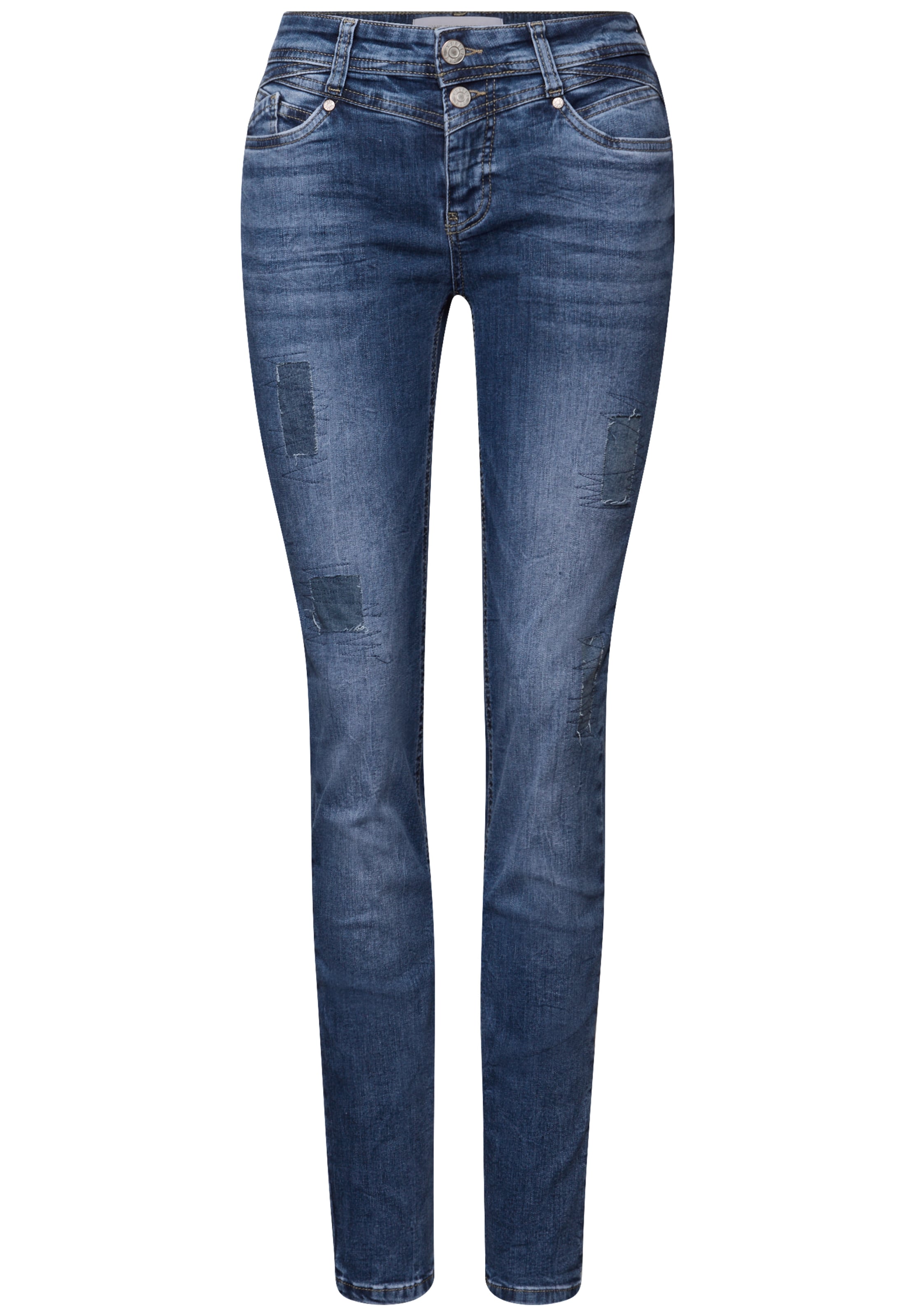 STREET ONE Jeans in blau, Produktansicht