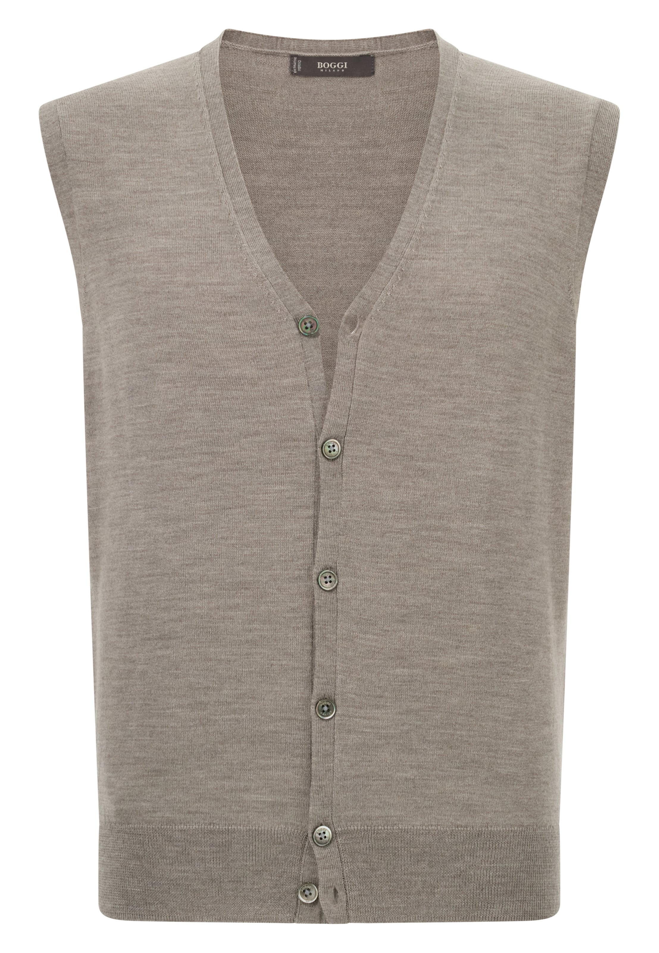 Gilet di Boggi Milano in grigio: frontale