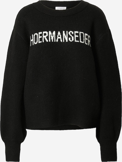 Hoermanseder x About You Sweter 'Carolin' w kolorze czarny / białym, Podgląd produktu