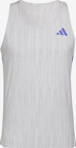 T-Shirt fonctionnel 'Adizero' ADIDAS PERFORMANCE en blanc : devant
