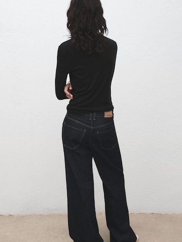 Tricou 'SECONDCA' de la MANGO pe negru