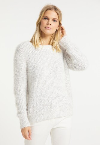 usha WHITE LABEL Pullover in Weiß: predná strana