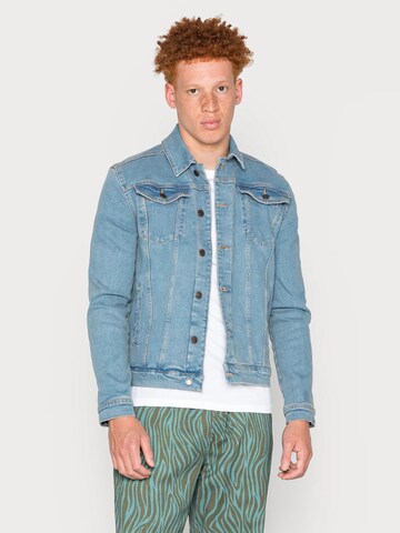 Denim Project Between-Season Jacket ' DP Kash ' in Blue: front
