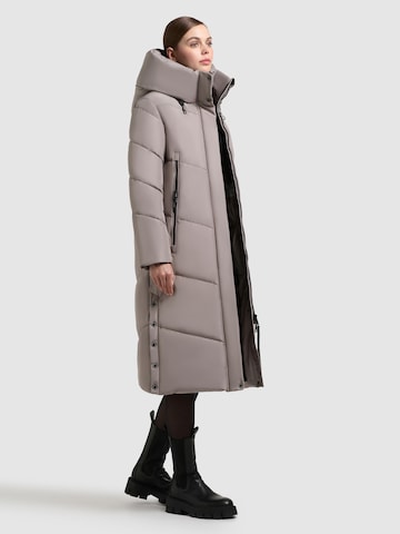 khujo Wintermantel 'Pulset Matt ' in Grijs