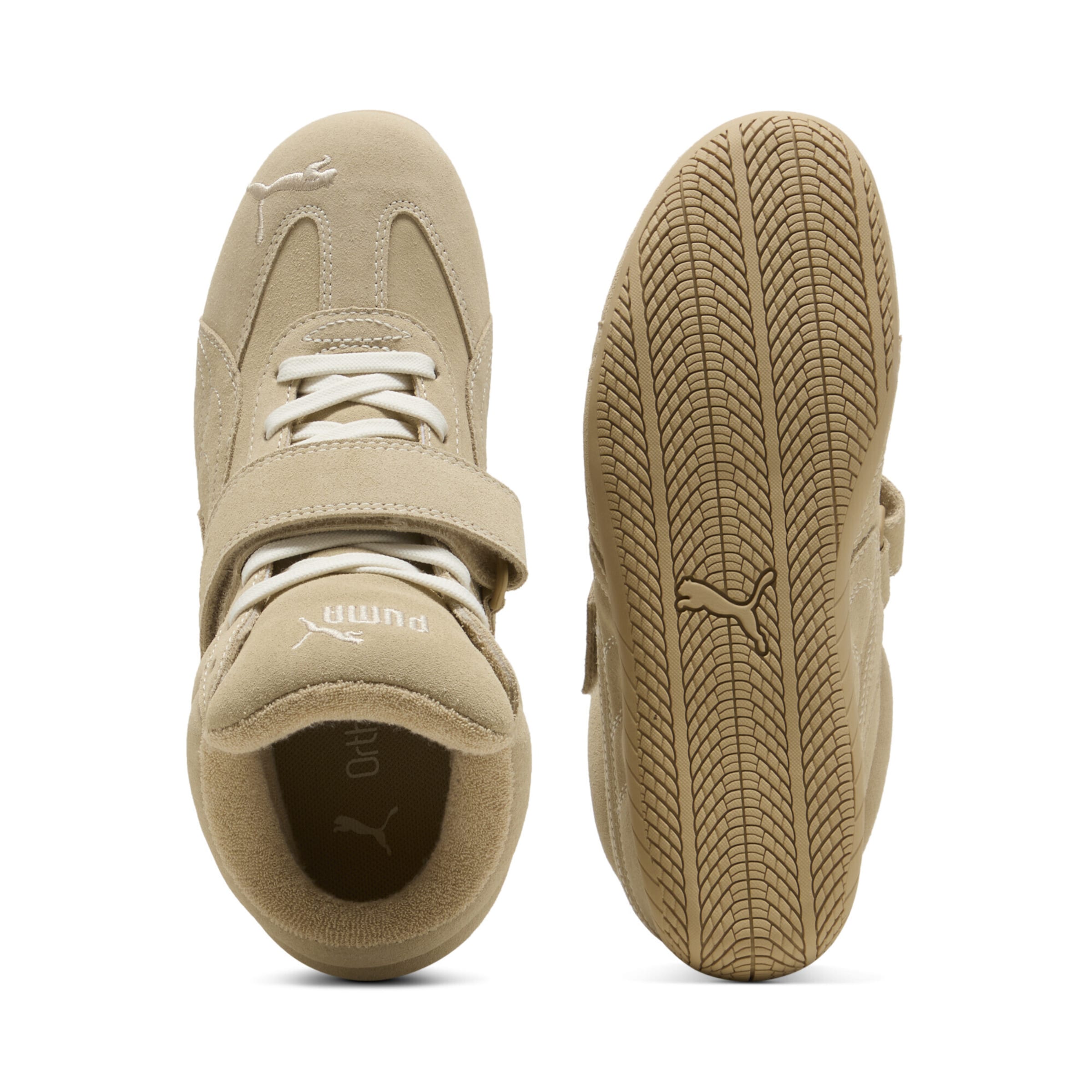 PUMA Sneakers hoog 'Speedcat Wedge' in Beige