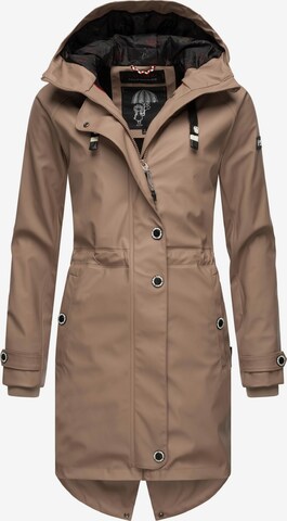 NAVAHOO Funktionsfrakke 'Rainy Flower' i beige