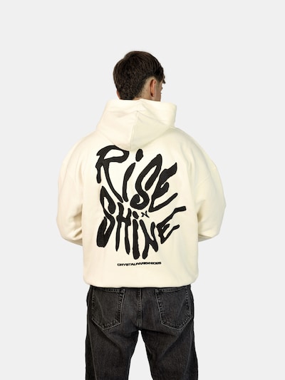 Crystal Paris Sweatshirt 'Shine' in de kleur Offwhite, Productweergave