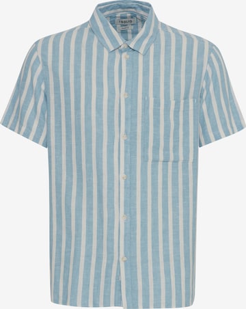 !Solid Regular fit Button Up Shirt 'Fried' in Blue: front
