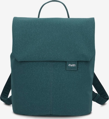 ZWEI Backpack 'Mademoiselle.M MR8' in Green: front