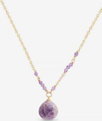 Luxenter Kette 'Zoqoyi' in Lila: Vorderseite