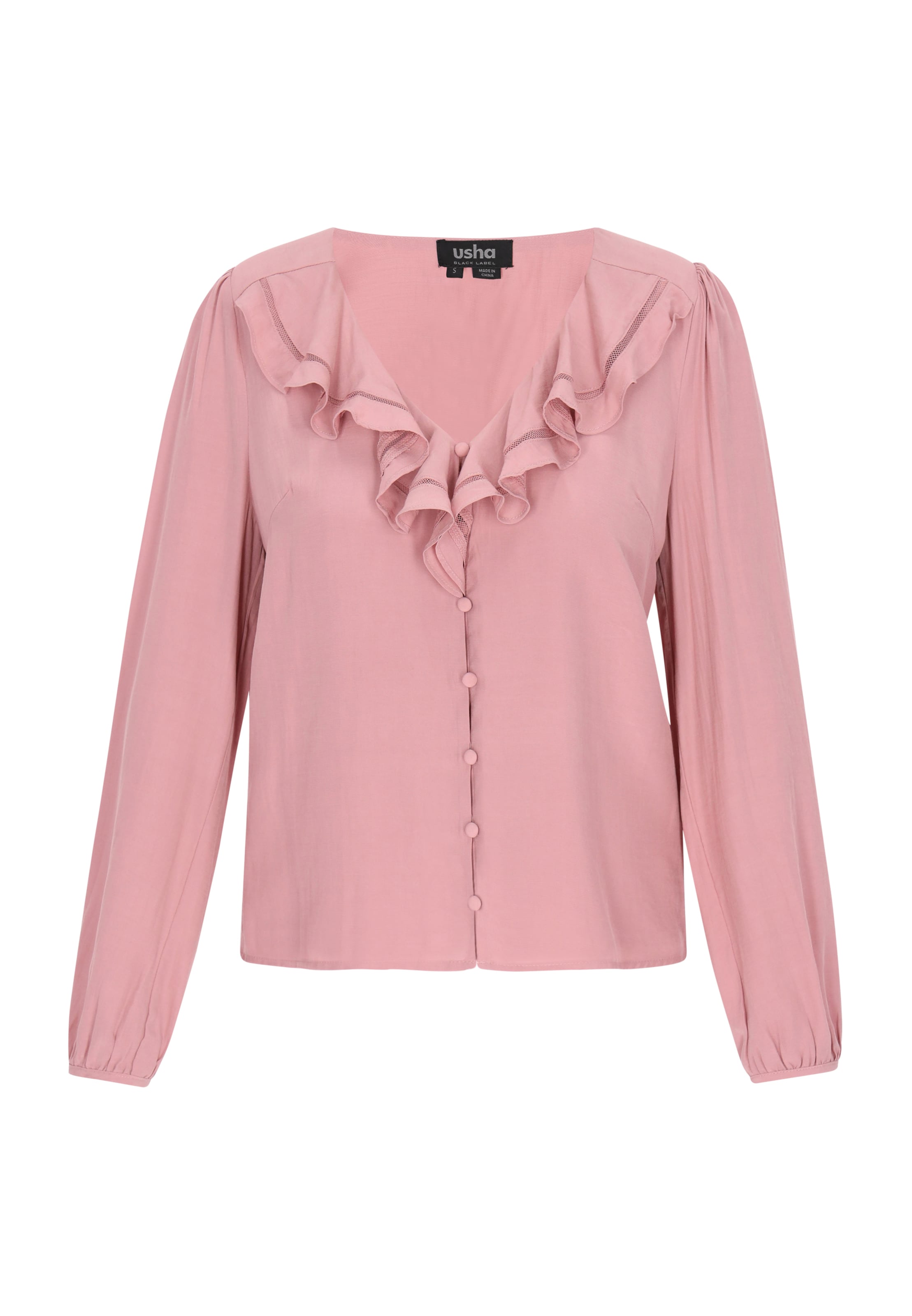 Chemisier usha BLACK LABEL en rose : devant