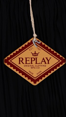 REPLAY Skirt in S in Black