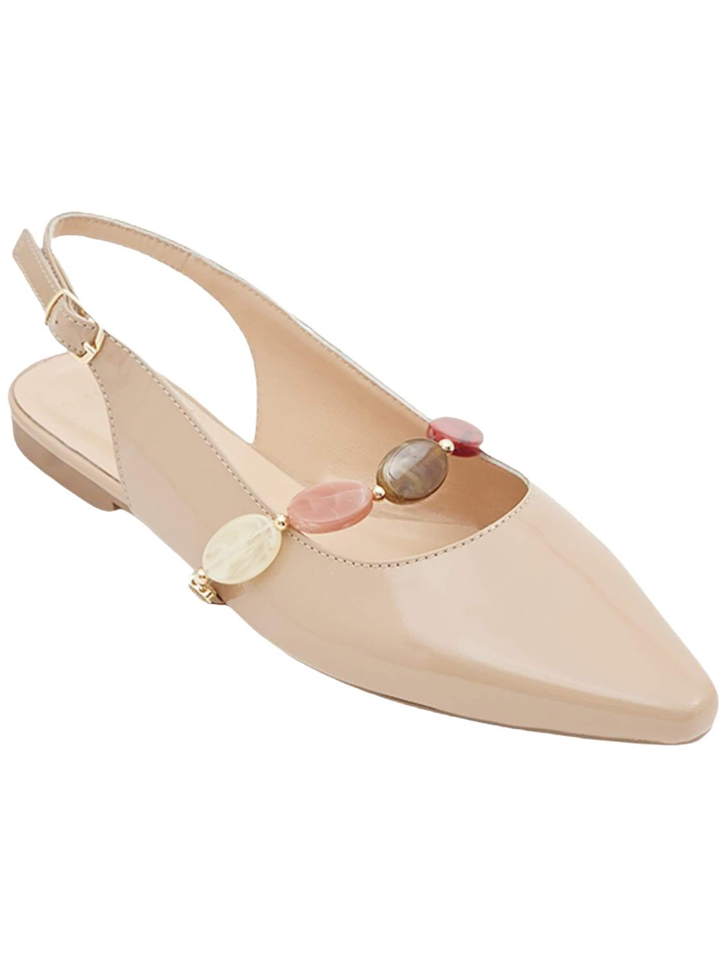 Desa Slingpumps 'Ballerinen' in Beige
