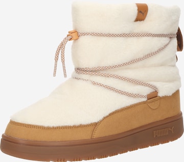 PUMA Snowboots 'Snowbae Suede' i hvid: forside