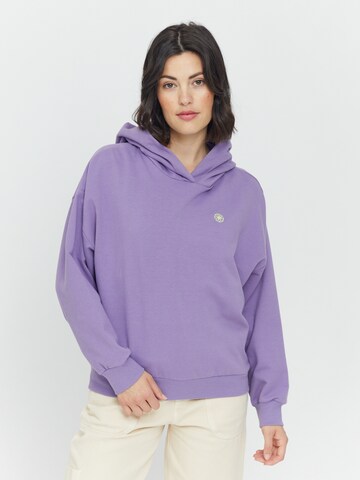 mazine Sweatshirt ' Nyssa Hoodie ' in Purple