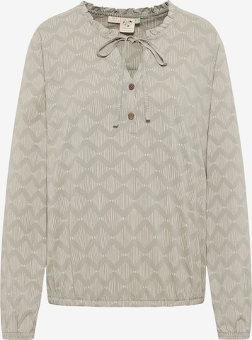 Ragwear Shirt 'ONELIA PRINT ORG' in Green: front