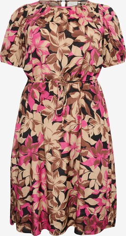 KAFFE CURVE Dress 'Dory' in Pink: front