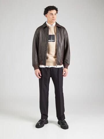 KARL LAGERFELD JEANS Sweatshirt in Beige