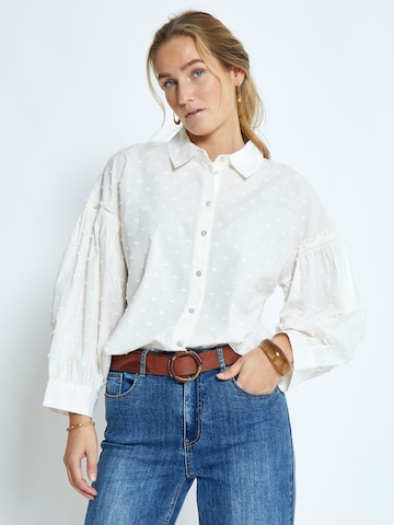 Peppercorn Bluse 'Gelika' in Weiß: Vorderseite