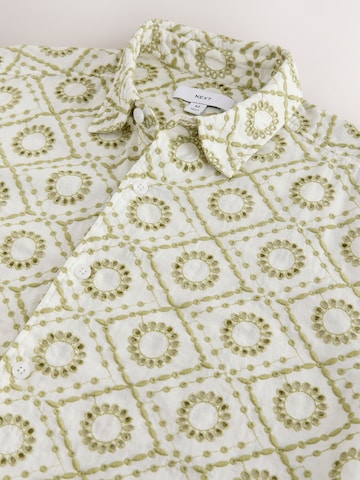 Next Regularny krój Koszula w kolorze zielony