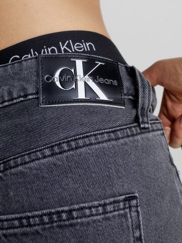 Calvin Klein Jeans - Perna larga Calças de ganga em preto