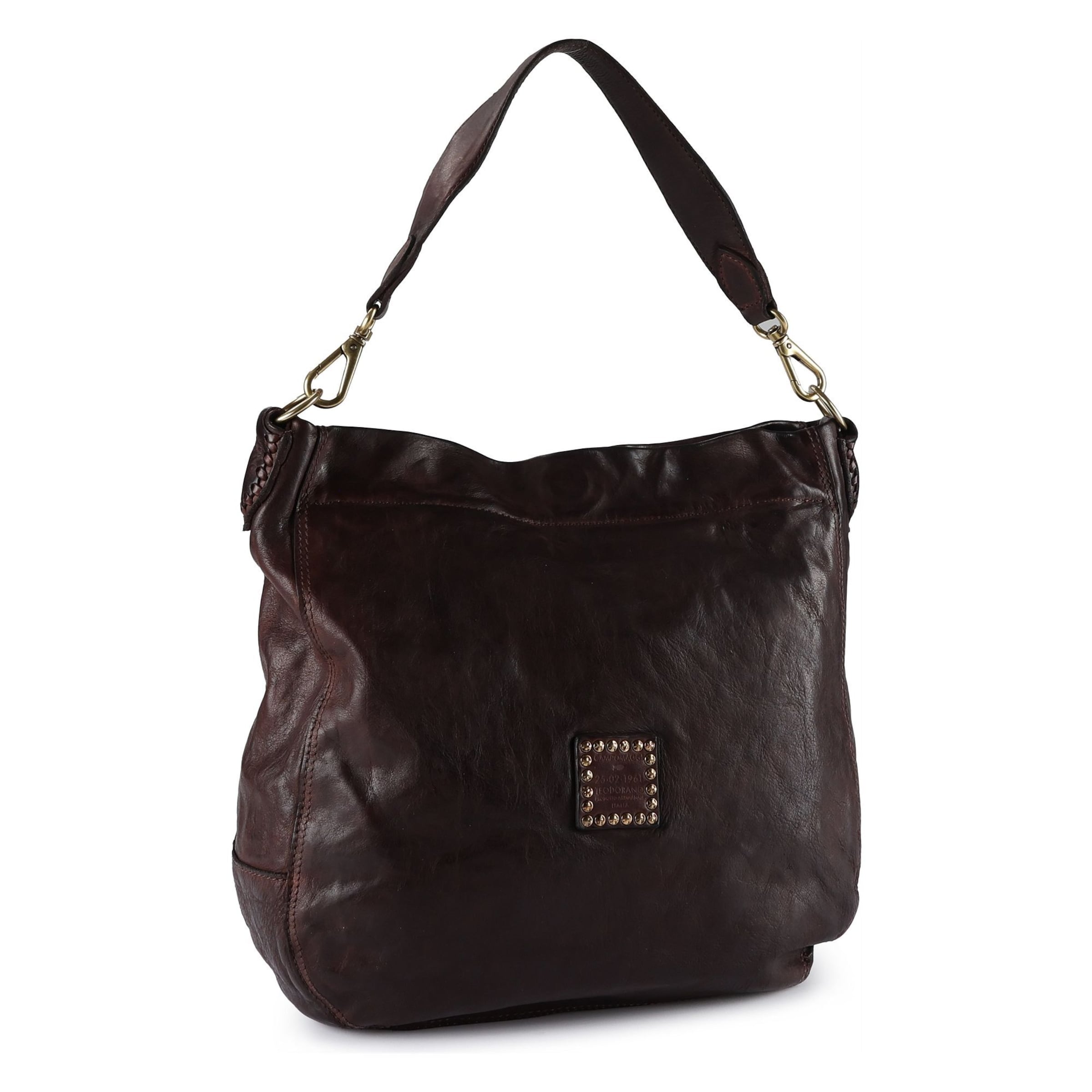 Sac bandoulière 'Ottavia' Campomaggi en marron : devant