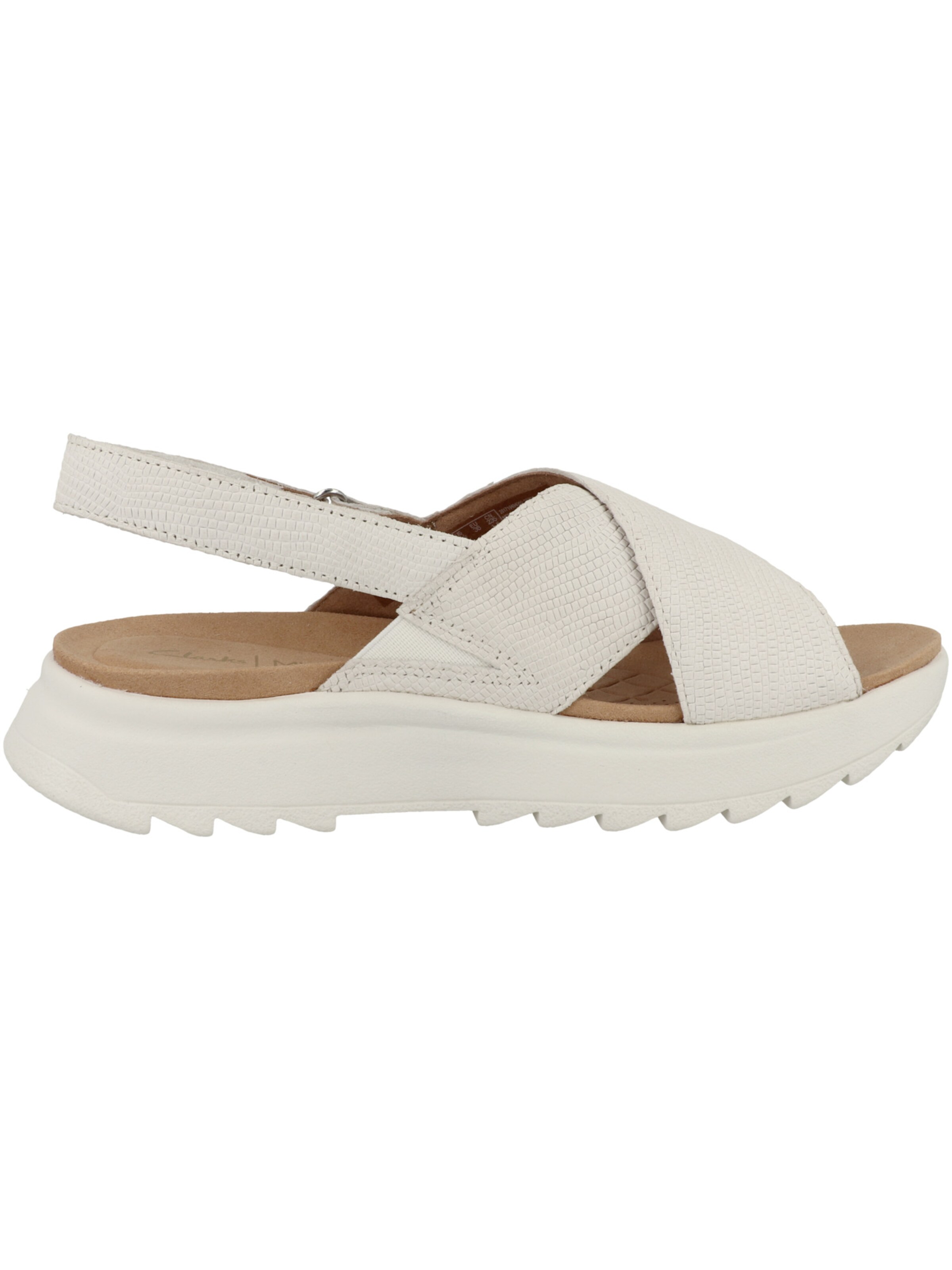 CLARKS Strap Sandals 'DashLite Wish' in White