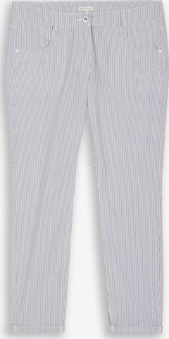 pilka TOM TAILOR Prigludęs „Chino“ stiliaus kelnės: priekis