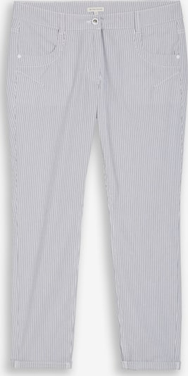 TOM TAILOR Chino nohavice, veľkosť 50/28 - sivá / biela, Produkt