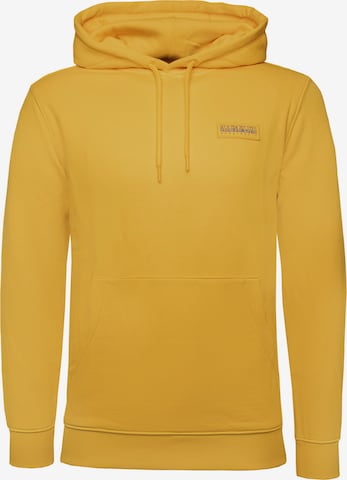 NAPAPIJRI Sweatshirt in Geel: voorkant