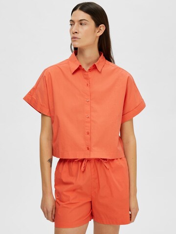 SELECTED FEMME Bluse in Orange