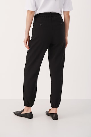 Part Two Regular Pleated Pants in Black