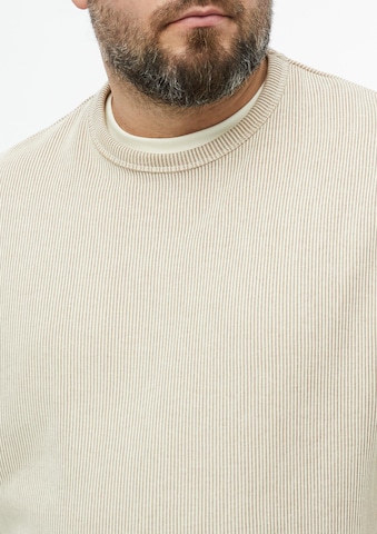 s.Oliver Men Big Sizes Sweatshirt in Beige