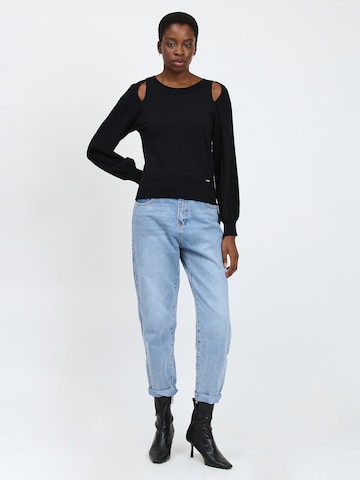 Influencer Sweter w kolorze czarny